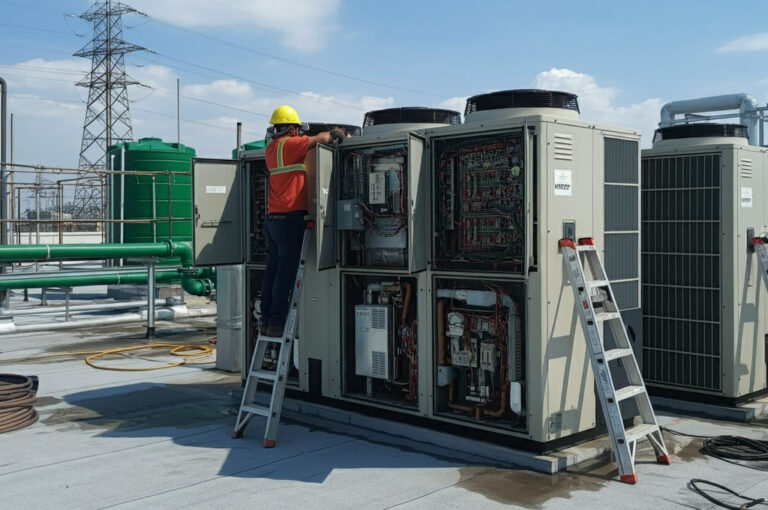 Instalador de aire acondicionado industrial